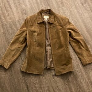 Vintage St. John's Bay Brown Leather Jacket